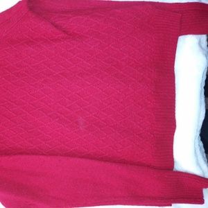 Knitted Red Sweater